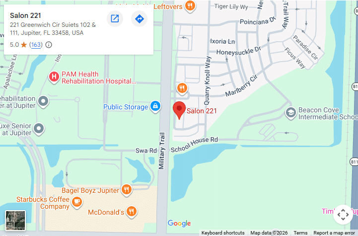 Salon 221 Map